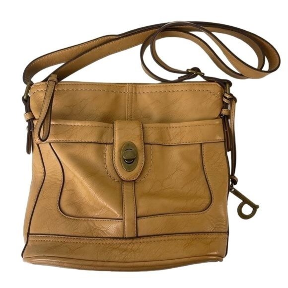 b.o.c. Handbags - B.O.C. Born Concept Tan Faux Leather Purse